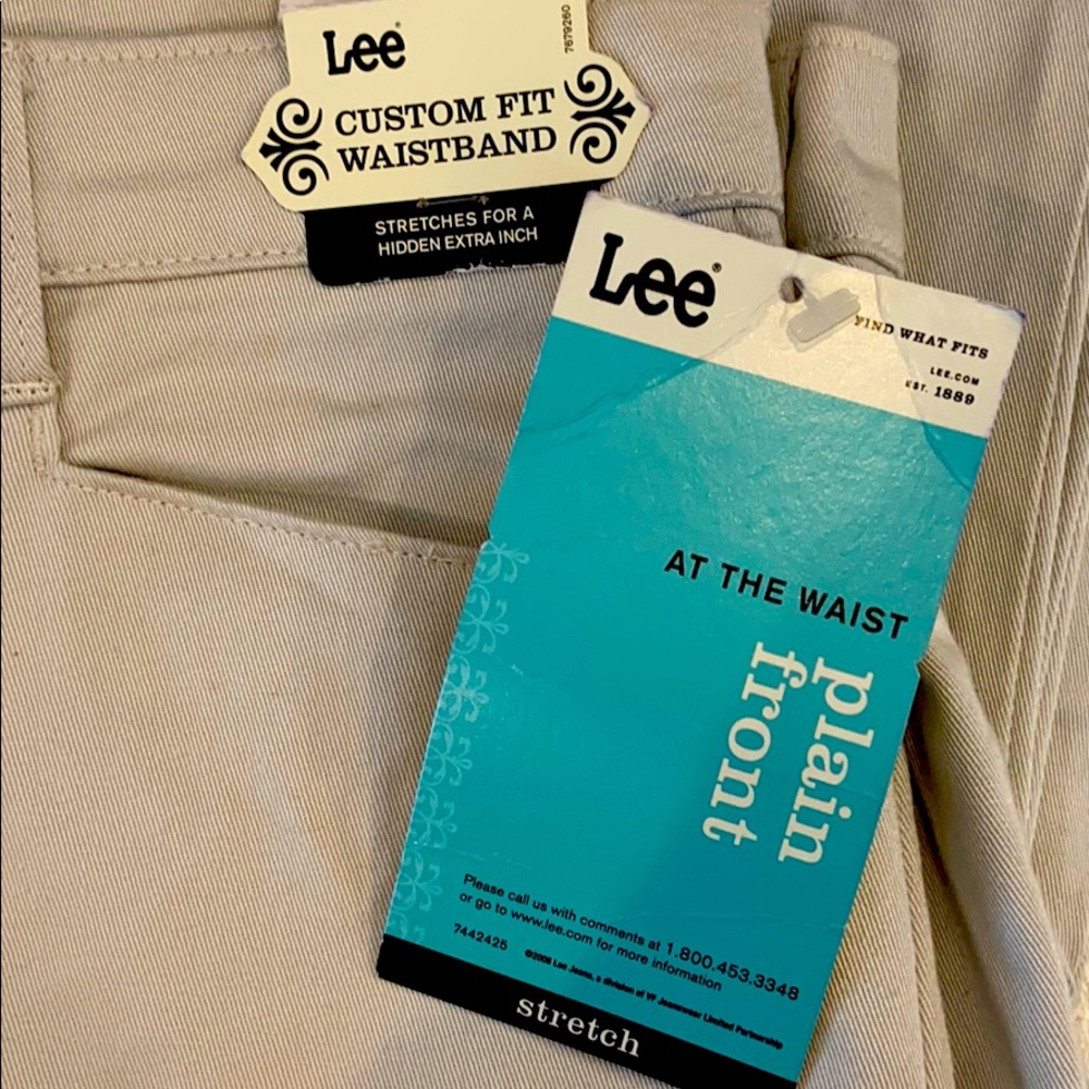 Lee Custom Fit Waistband Khakis